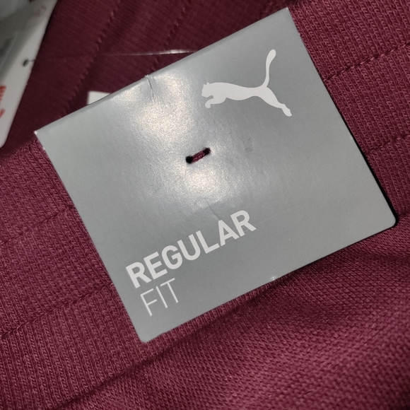 🆕Puma | Regular Fit Maroon Jogger Sweatpants Womens Size Large - Picture 3 of 6